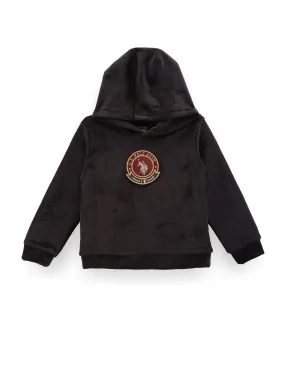 Boys Hooded Applique Sweatshirt