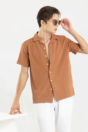 Breezy Bluffs Sand Brown Shirt