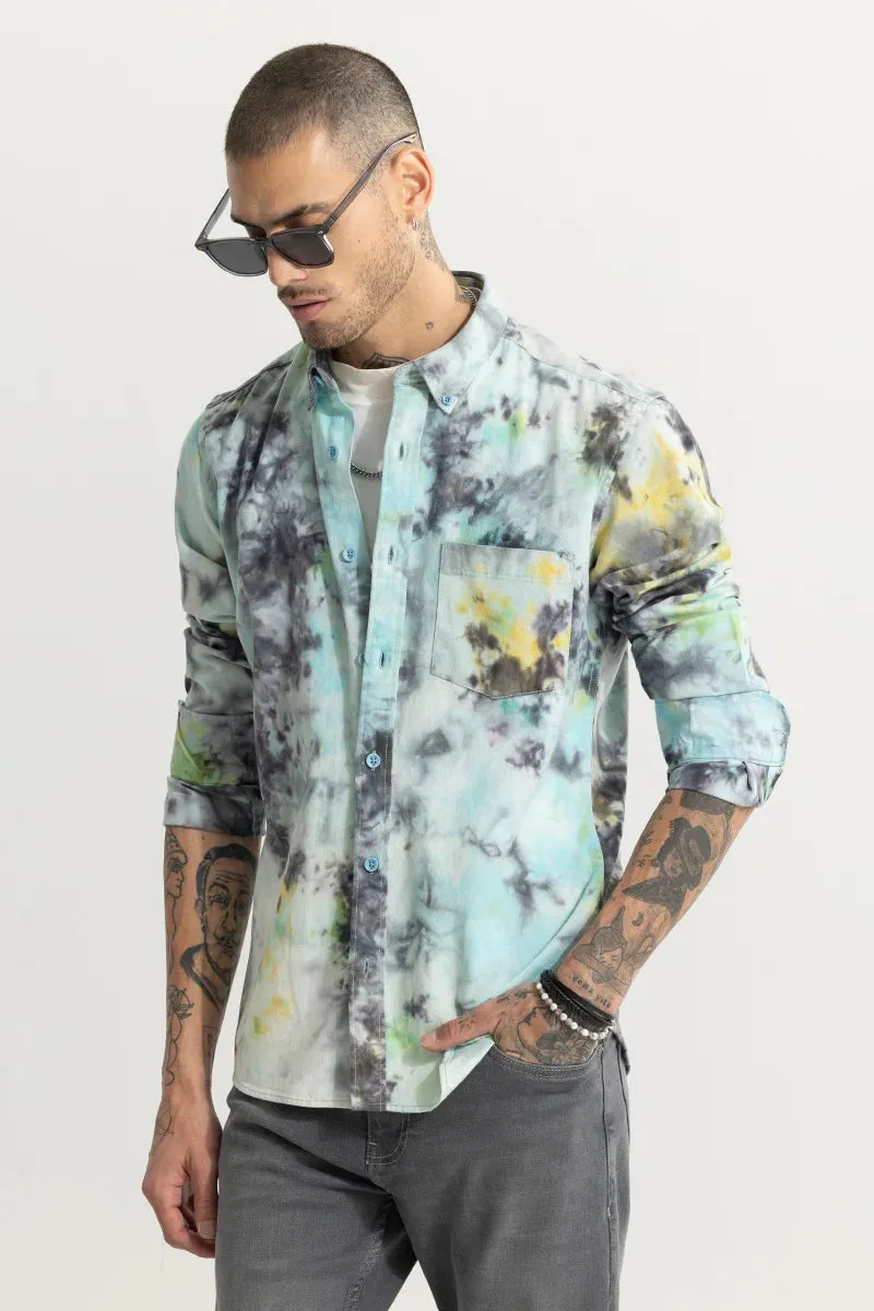 Cloudburst Forest Green Shirt