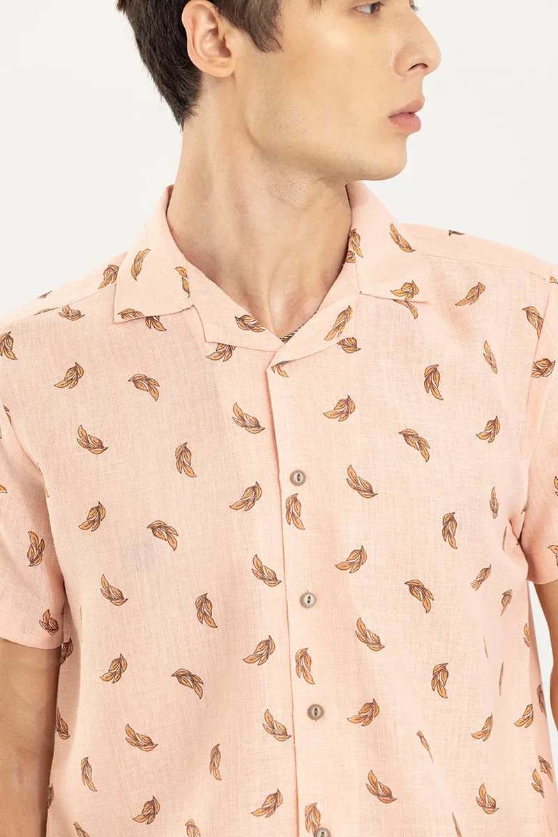 Equinox Leaf Peach Shirt