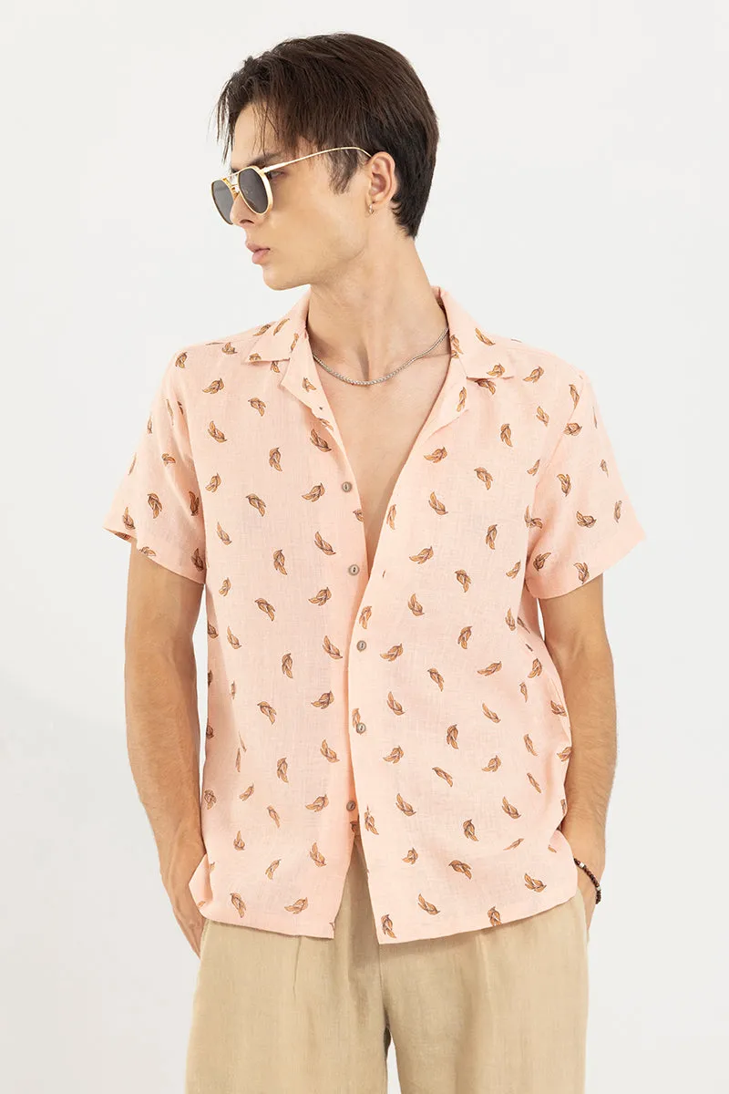 Equinox Leaf Peach Shirt