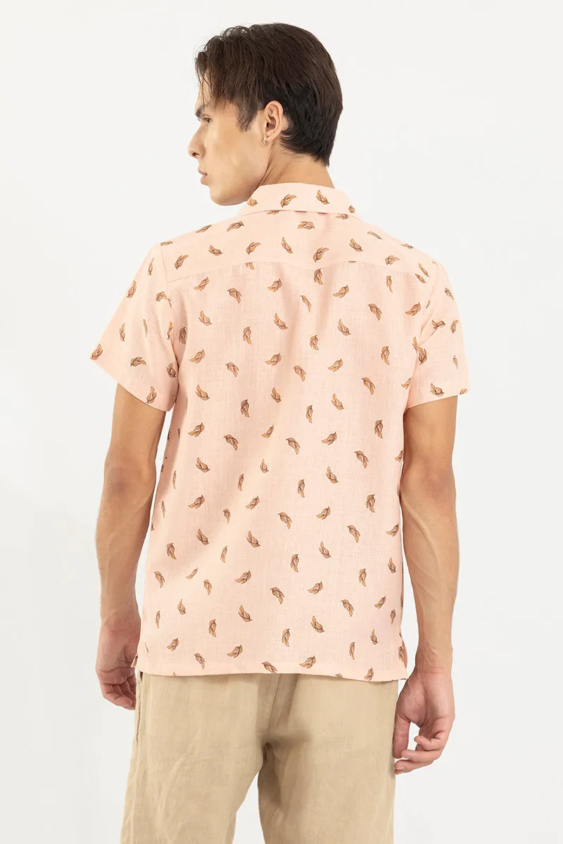 Equinox Leaf Peach Shirt