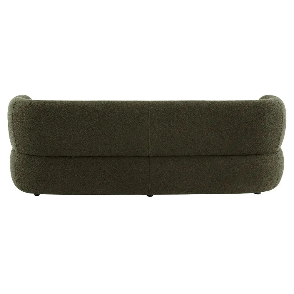 Greenwich 3 Seater Sofa - Green Boucle