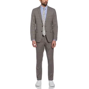 Grey Glenn Plaid Wool Blend Two Piece Suit