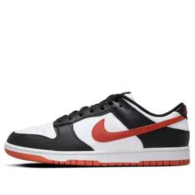 Men's Nike Dunk Low Retro - WHITE/DRAGON RED-BLACK