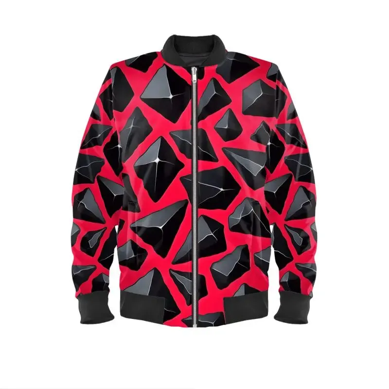 Obsidian Print Bomber Jacket