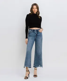 Resilient - Super High Rise Crop Wide Leg Jeans