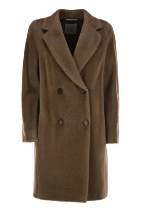 ROSETO - ALPACA AND WOOL MIDI COAT