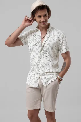 Tribal Art White Shirt