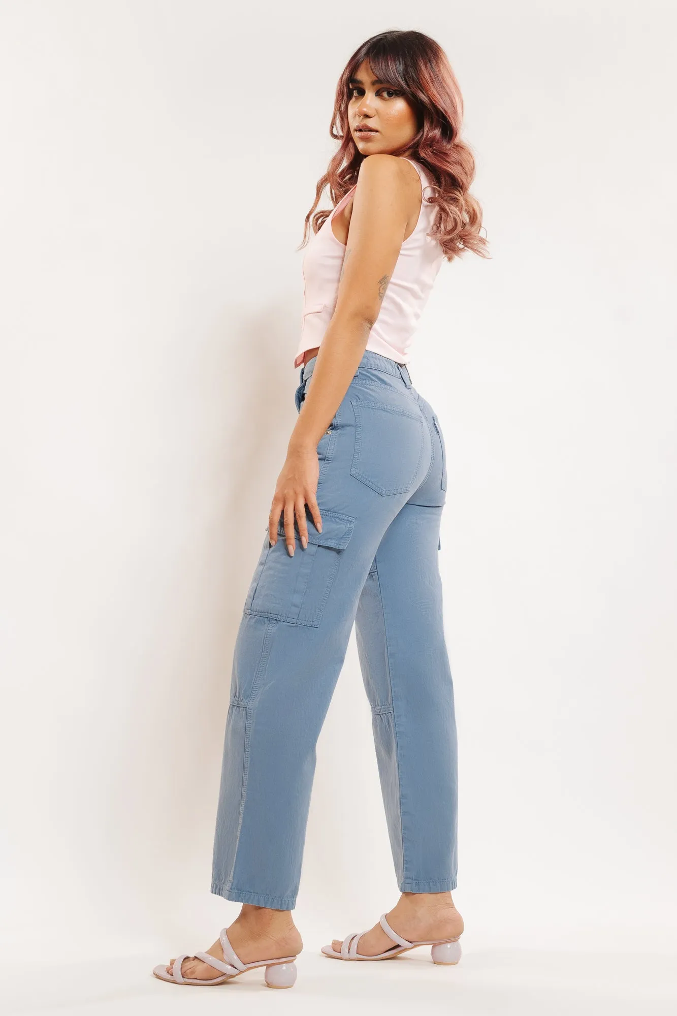 True Blue Cargo Jeans